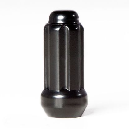 Picture of 9/16" x 18 Conical Black Spline Nut Kit (Long) - 20 Piece - 21/22mm Hex - Black