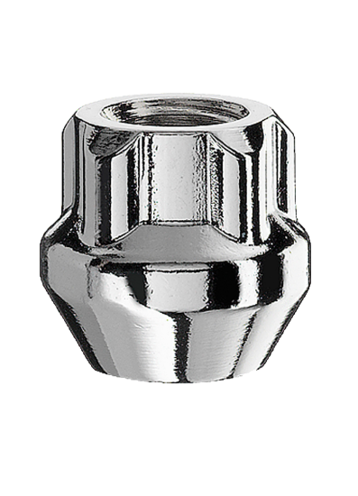 Picture of 14mm x 2.00 Conical Chrome Spline Nut Kit - 24 Piece - 21/22mm Hex - Chrome