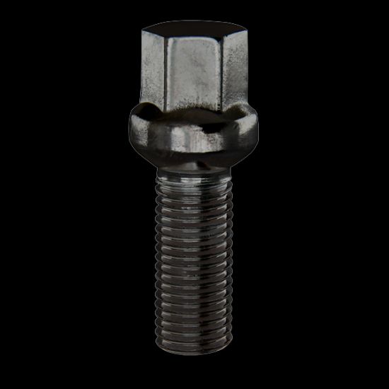 Picture of 14mm x 1.50 Radius Black Bolt Kit - 20 Piece - 17mm Hex - Black