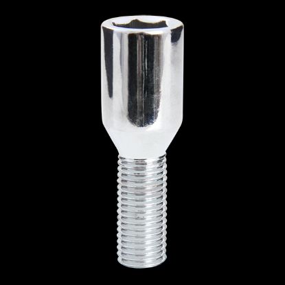 Picture of 12mm x 1.50 Conical Chrome Tuner Bolt Kit - 20 Piece - 17/19mm Hex - Chrome